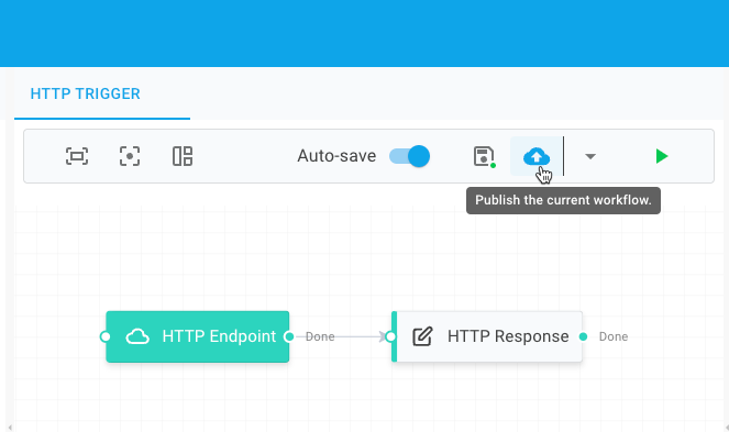 Publish the workflow